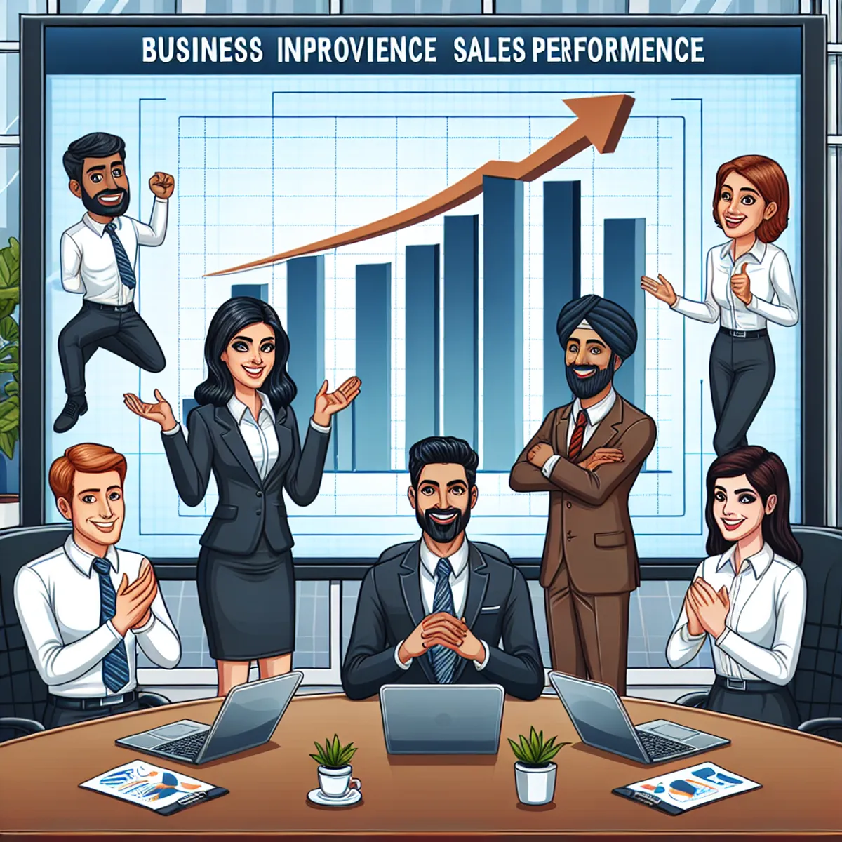 業務改善で営業成績を向上させる